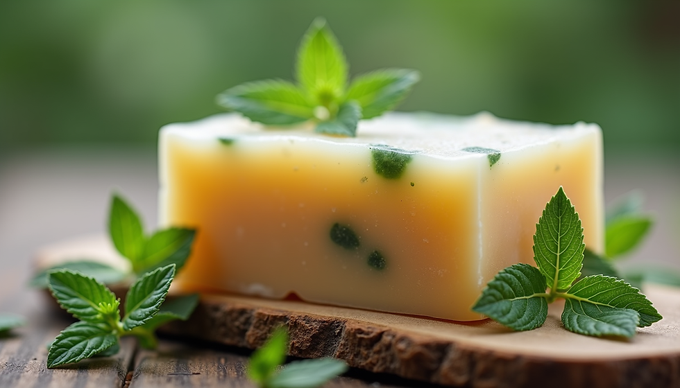 Eucalyptus and Peppermint Soap from Gathered Natural Wellness