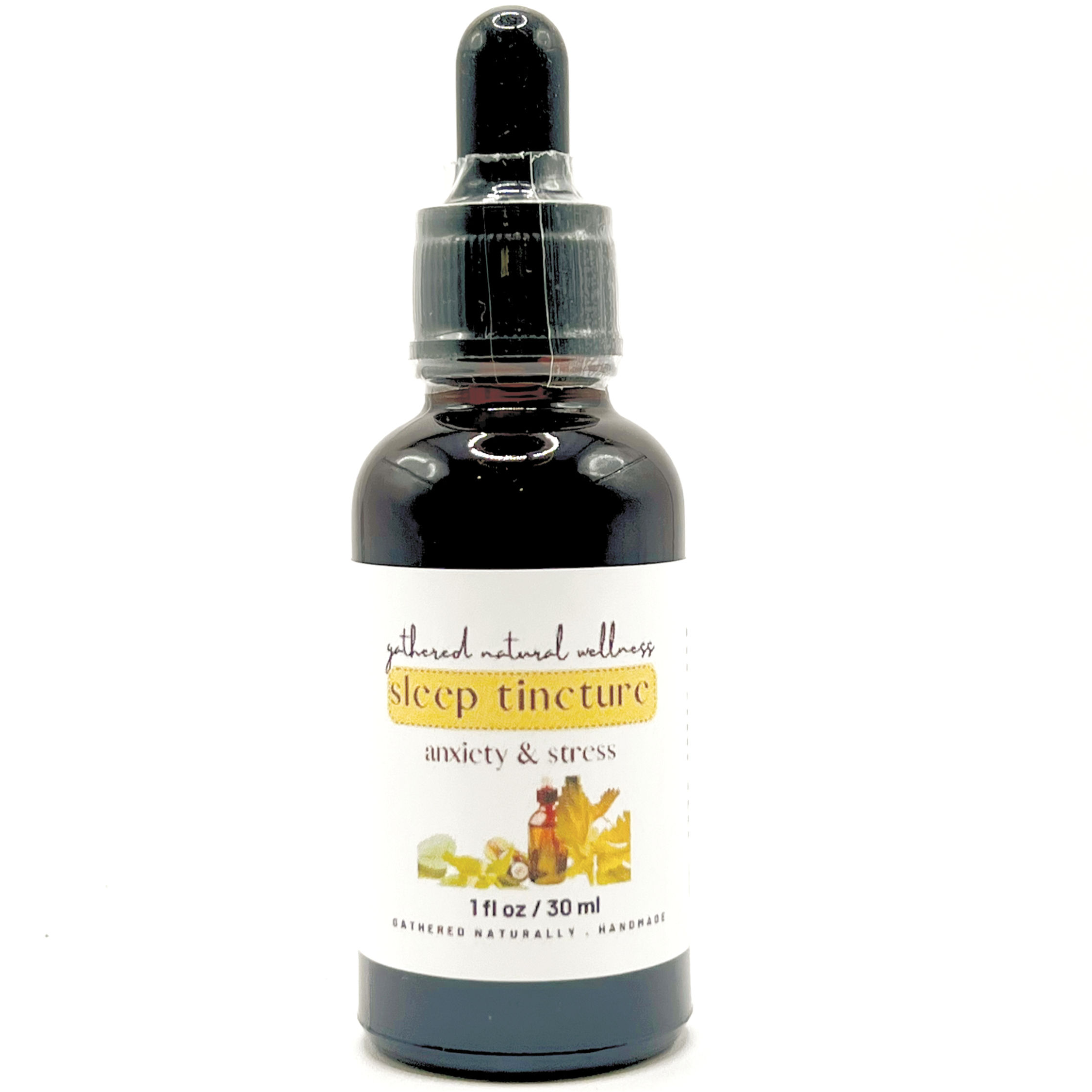 Natural Herbal Sleep Tincture Bottle