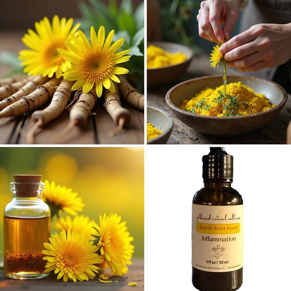 Thumbnail: Advertisement showing Dandelion Tincture pictures