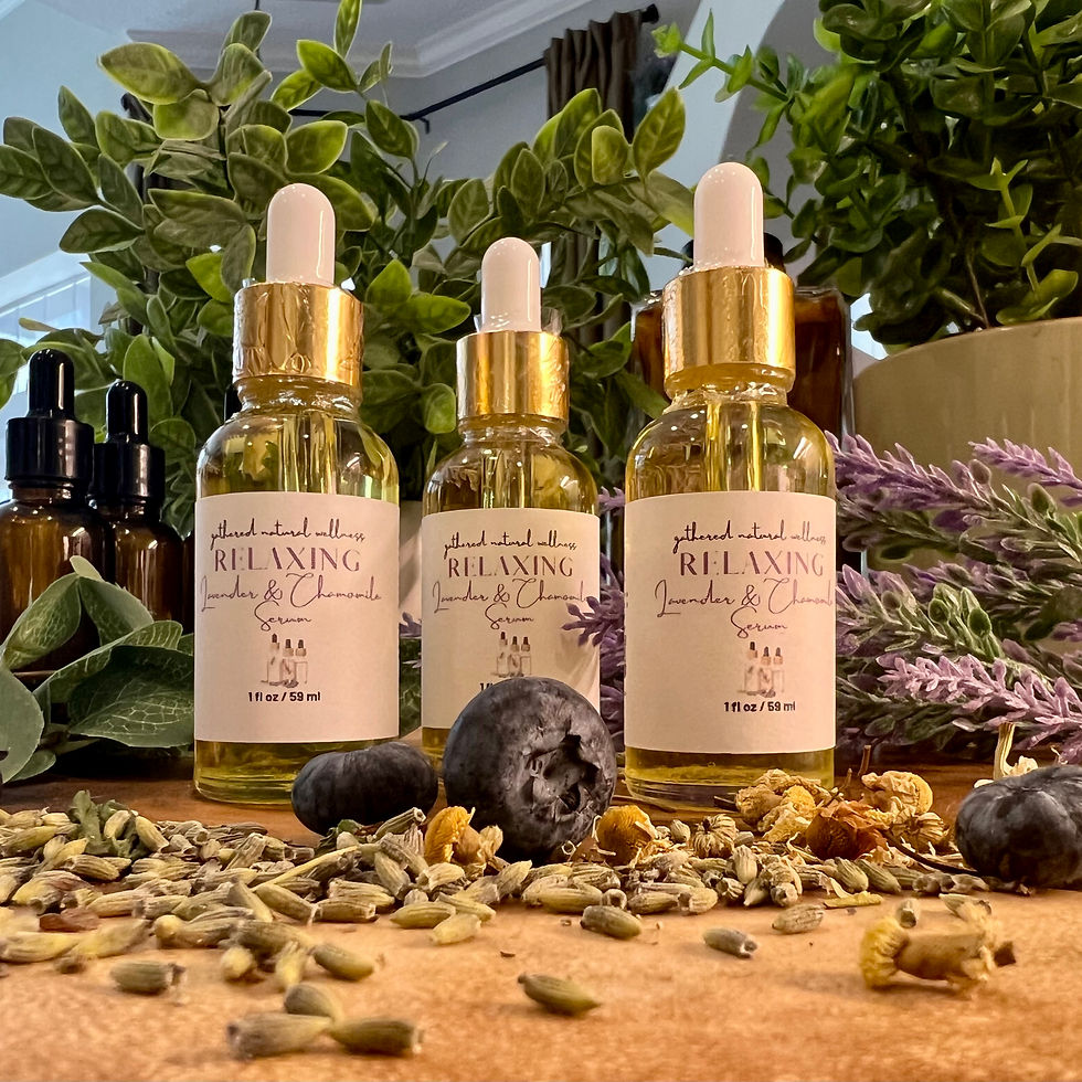 Thumbnail: Natural Face & Body Oils three bottles for display with blueberry oil