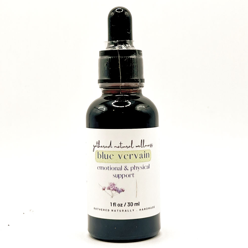 Thumbnail: Blue Vervain Natural Anxiety Remedy In Amber Bottle