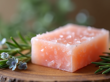 Experience Spa Bliss with Gathered Natural Wellness's Organic Pink Himalayan Salt Bar