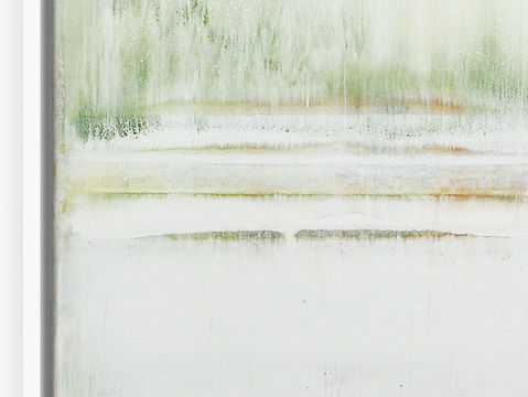 "Silent Fog"- acrylic painting close-up