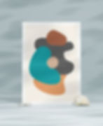 Abstract art prints, wall art, home décor, café decor, office art, hotel room art, vibrant prints, unique designs, local, NZ.