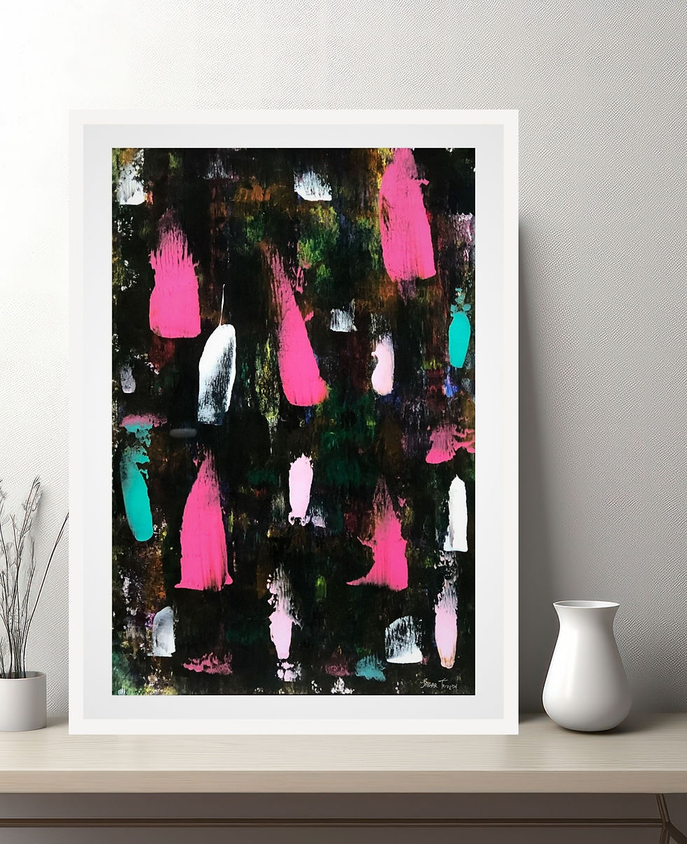 Thumbnail: Abstract art prints, wall art, home décor, café decor, office art, hotel room art, original art, unique designs, local, NZ.