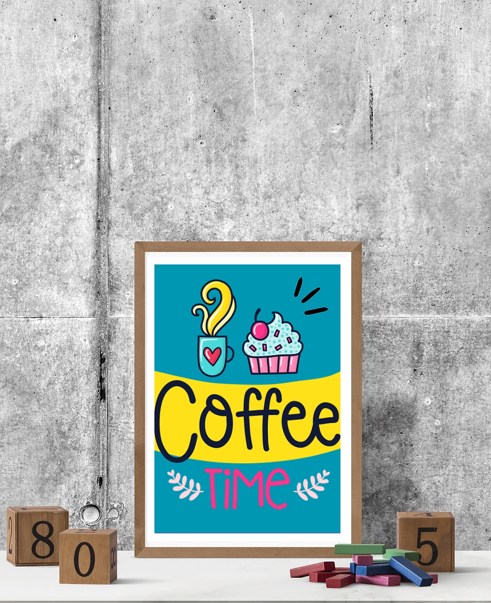 Thumbnail: Doodle art prints, vibrant doodle art prints, Doodle Wall Art, Nursery, kid’s room, cute doodles, Poster prints & home decor