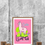 Thumbnail: Doodle art prints, Lama doodle art prints, Lama Wall Art, Nursery, kid’s room, cute doodles, Poster prints & home decor