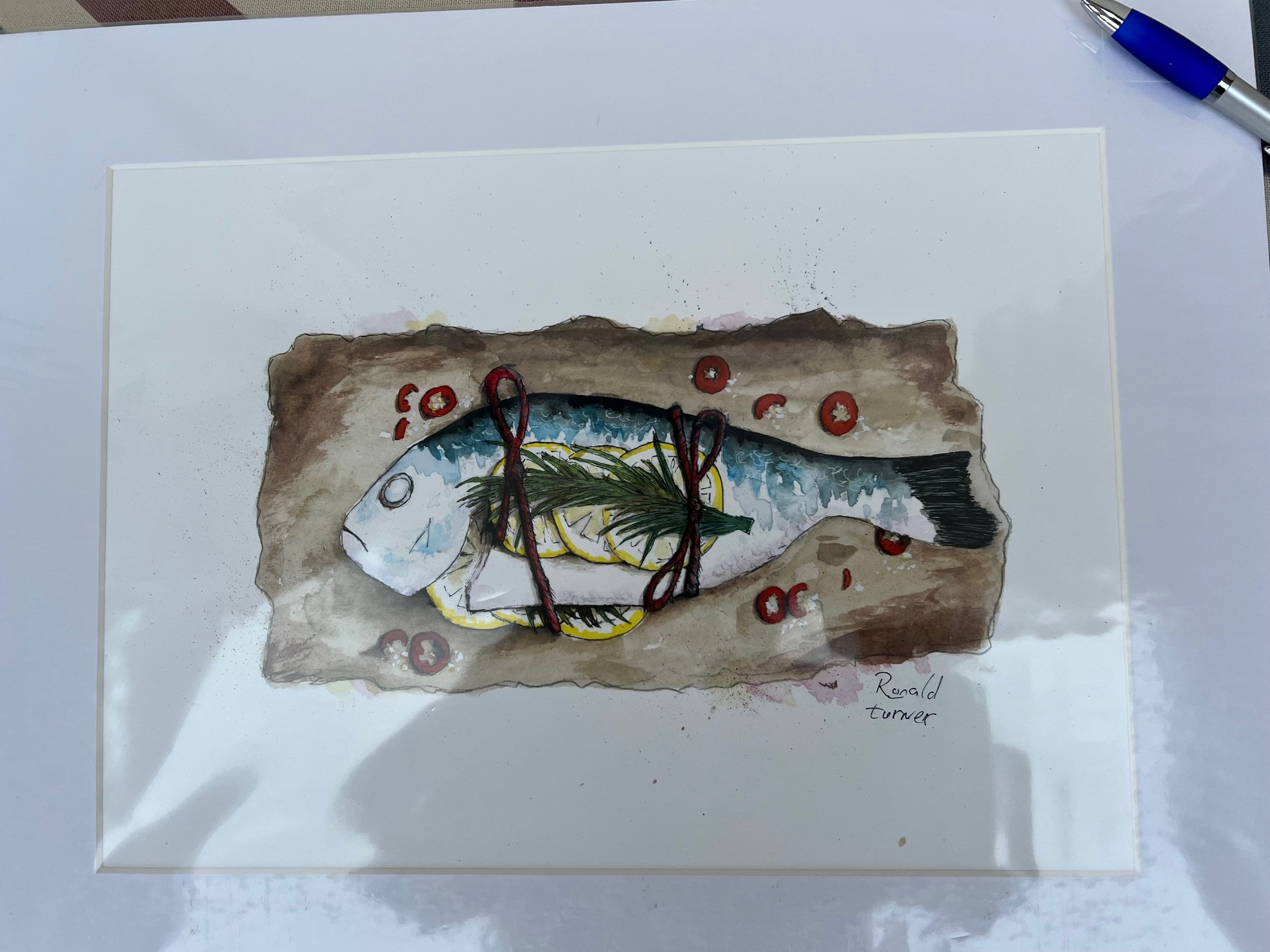 "Fish" print