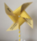 décoration bapteme jaune