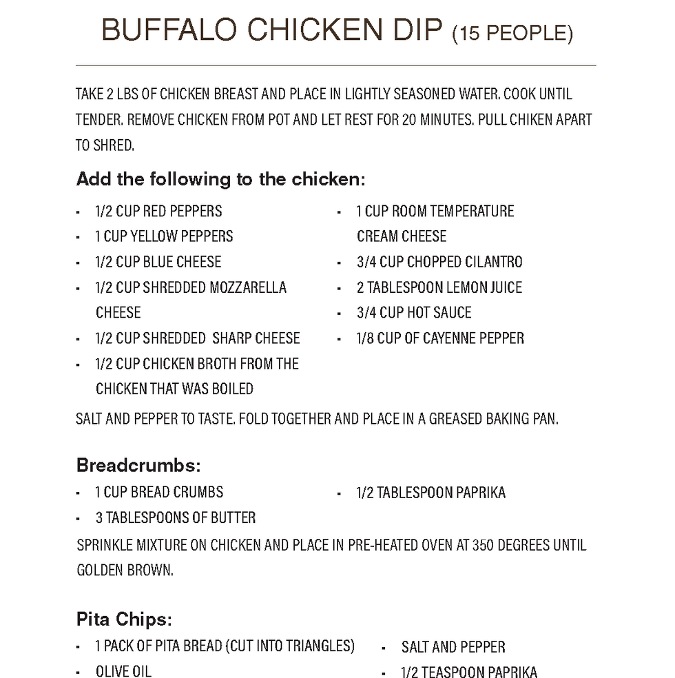 Buffalo Chicken Dip