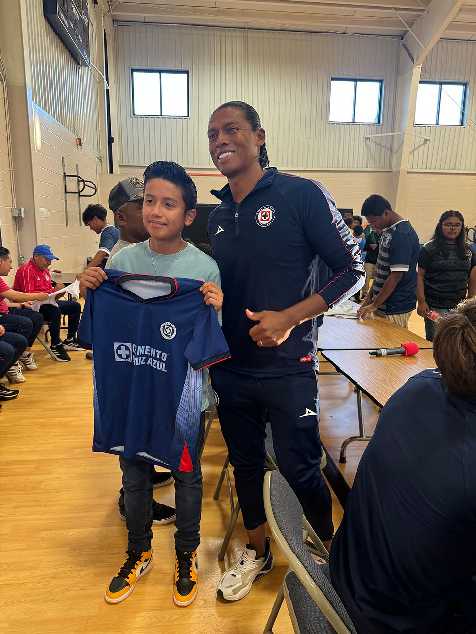 Special Visit From Cruz Azul Futbol Club from Mexico