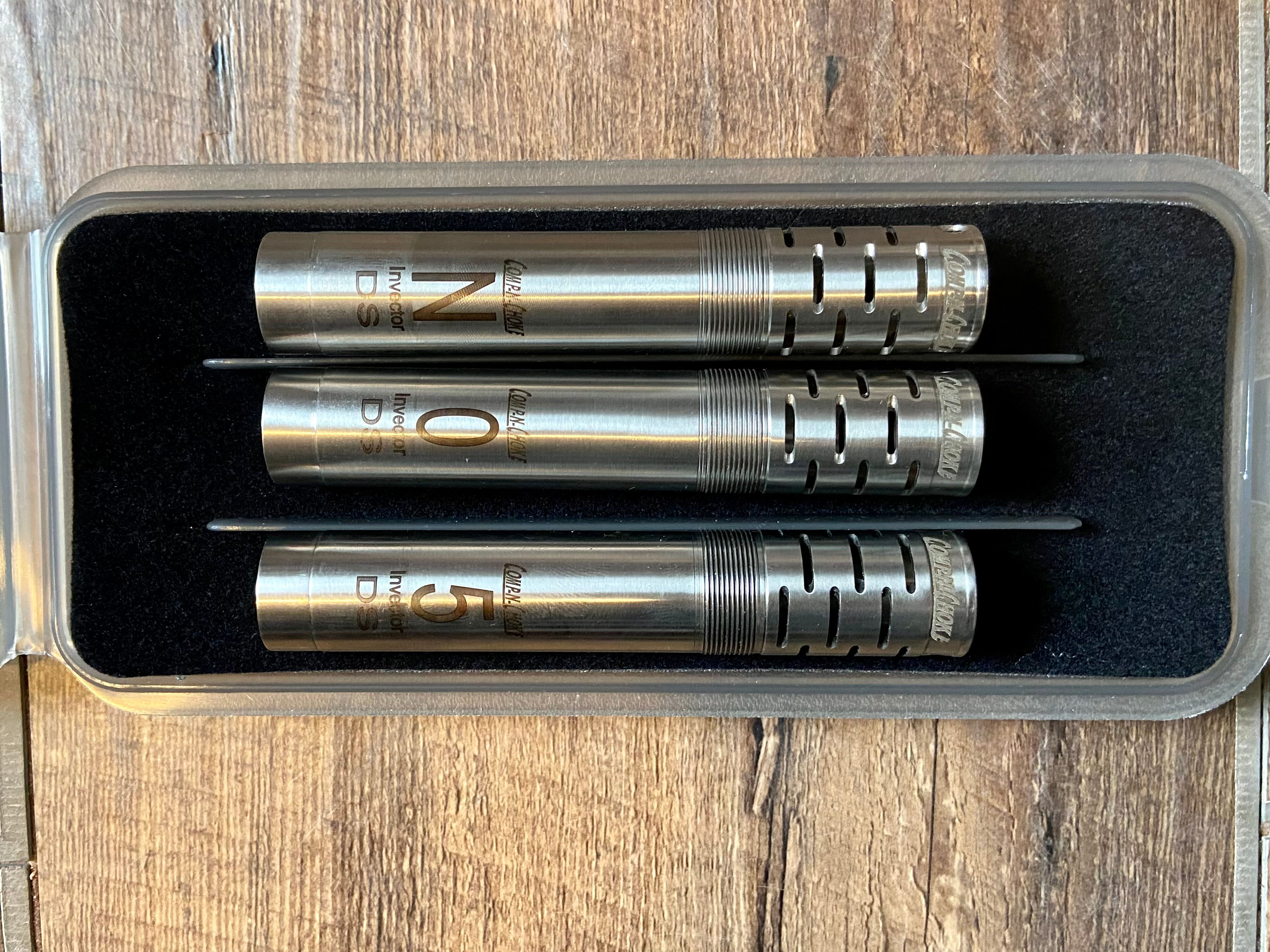 SET OF 3 COMP-N-CHOKE PORTED BROWNING INVECTOR DS CHOKE TUBES