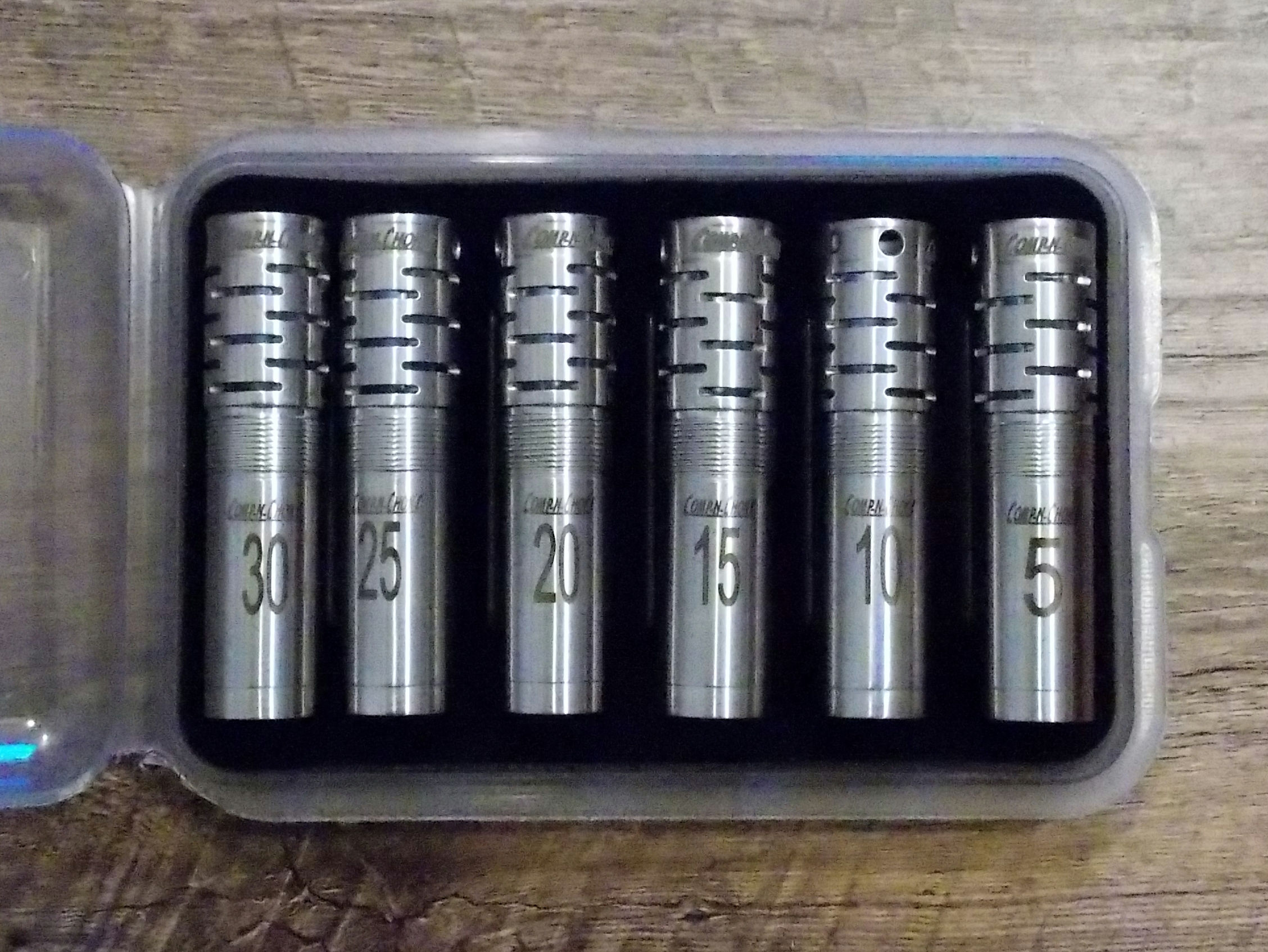 SET OF 6 COMP-N-CHOKE PORTED BENELLI BERETTA MOBIL CHOKE TUBES