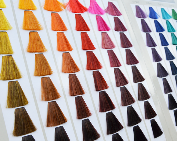 Une carte des couleurs représentants beaucoup de teintes.