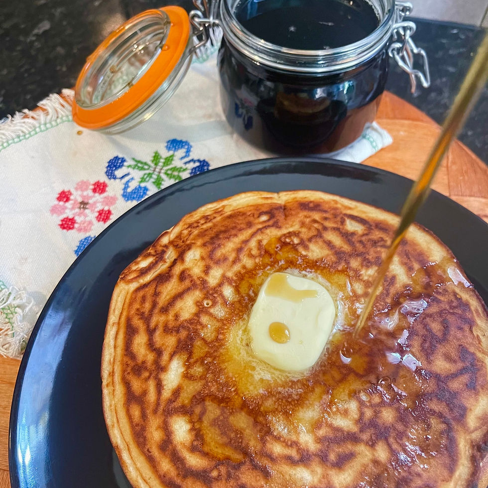 Les pancakes du dimanche.