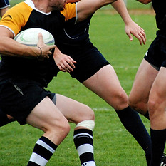 Rugby Match Action