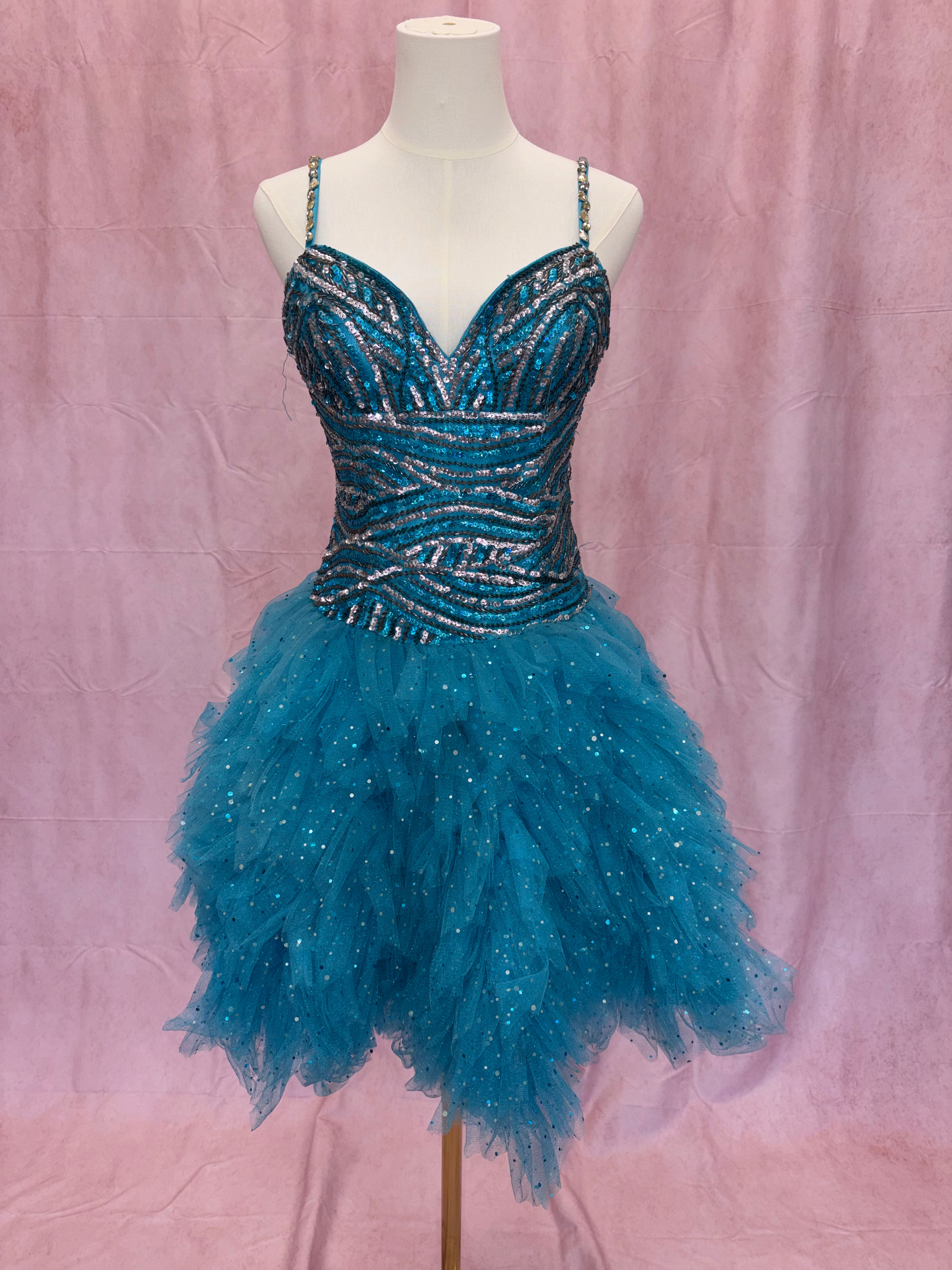 Short Blue Dress