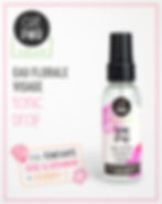 UrbanK Catpwr brume naturelle à base d'hydrolat et d'eau de rose tonifiante + vitamine C