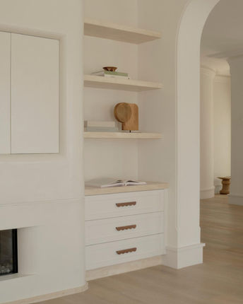 Marmorino Floor is a lime-based, hand-troweled Microcement with a marble-like texture, waterproof finish, and subtle blooming effect, suitable for residential and commercial spaces.