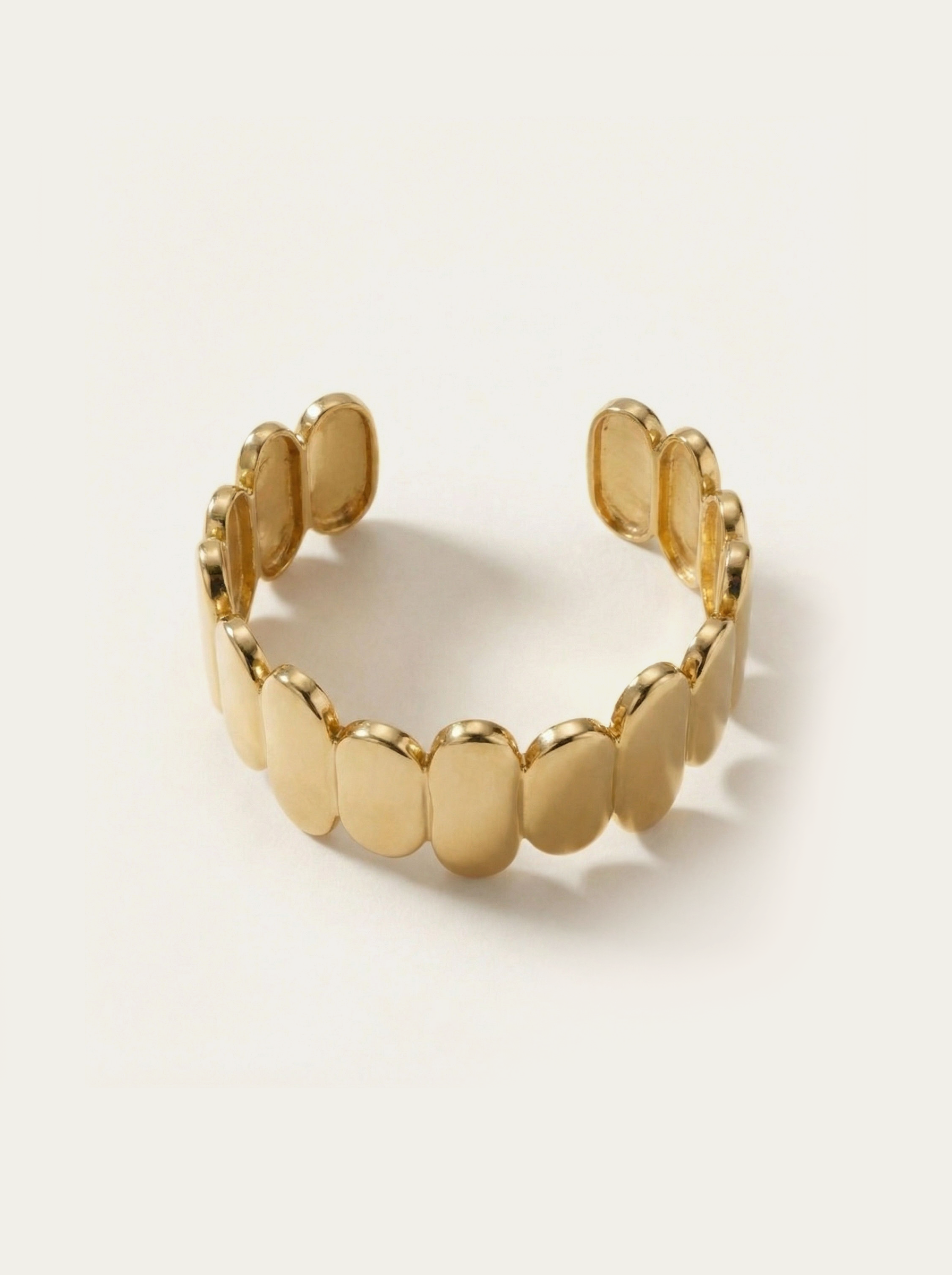 Set in Stone Bracelet hypoallergenic 24k gold bracelet — June Gold Forming™