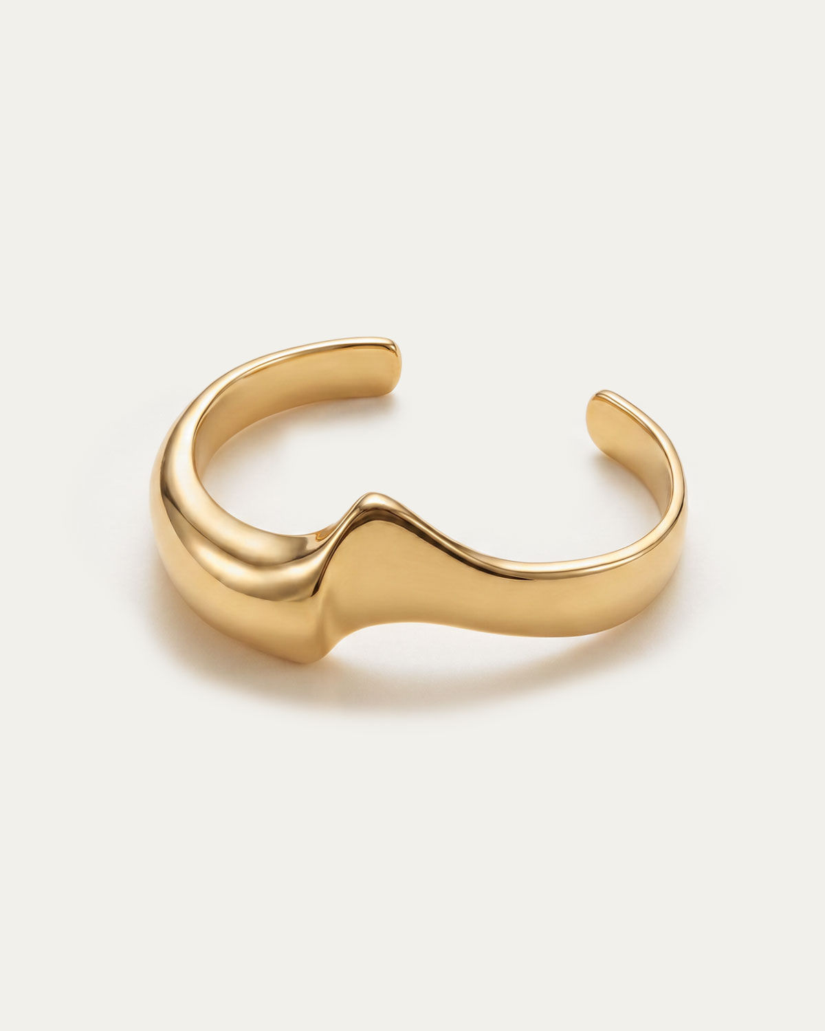 High Tide Bracelet – 24k gold on 925 sterling silver bracelet, June Gold Forming™