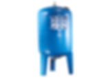 AV8 vertical 8-liter stainless steel expansion tank with food-grade membrane for water pump systems.