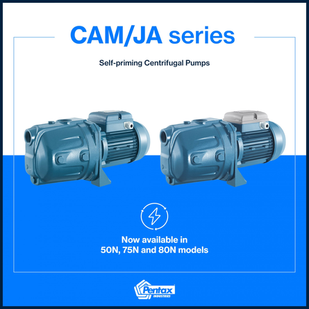 Self priming pumps CAM/JA: new 50N, 75N and 80N models now available                       