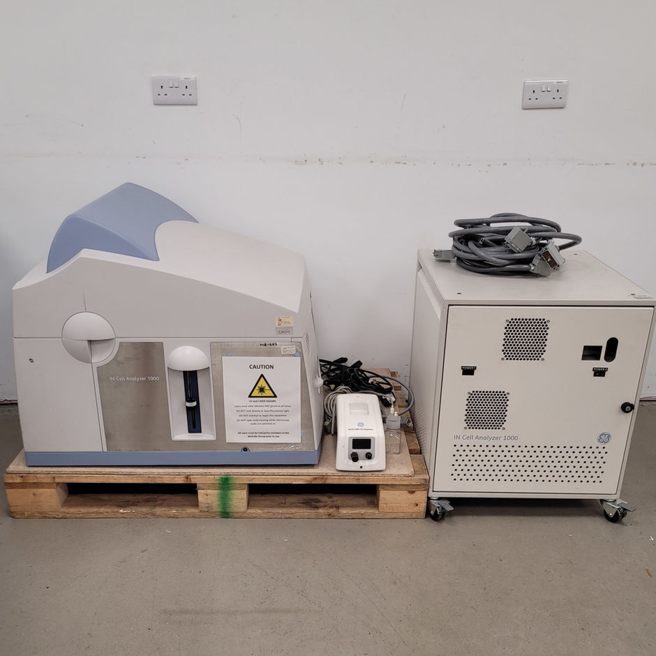 IN Cell 1000 lezer (GE Healthcare) met KX2 robot labintegratie