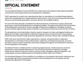 SLDC Statement: Facts Must Prevail Over Speculation in Reporting on Berbera