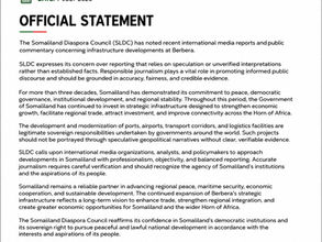 SLDC Statement: Facts Must Prevail Over Speculation in Reporting on Berbera