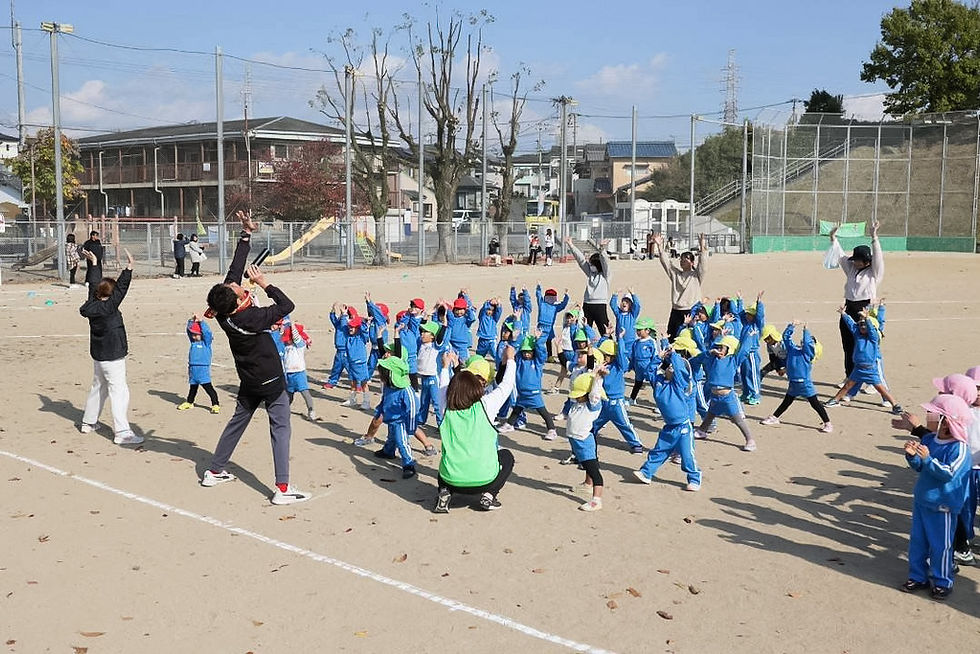 マラソン大会、ストレッチは入念に〜〜