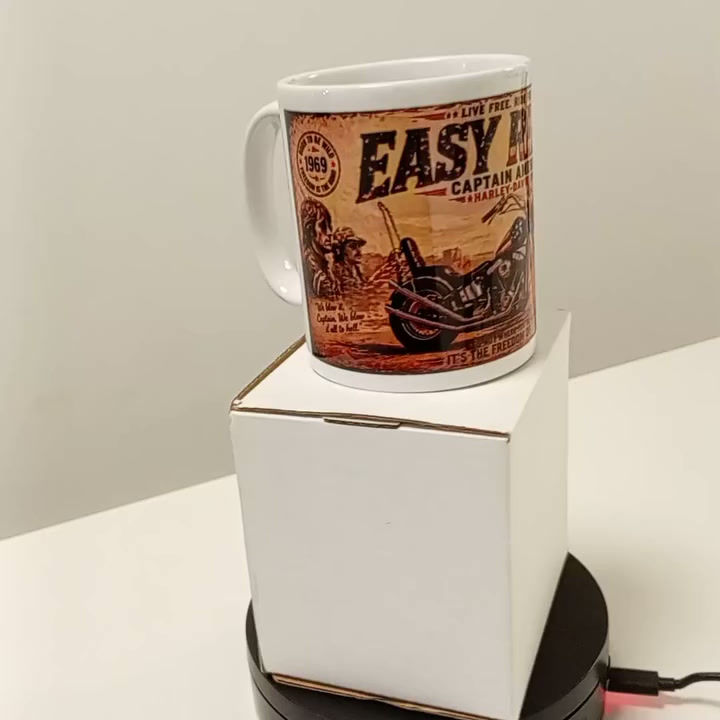 Thumbnail: New Easy Rider Captain America Harley Davidson Ceramic Coffee Mug 11oz