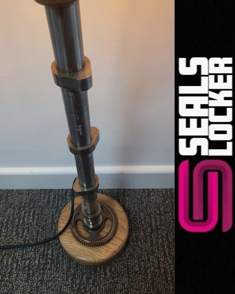 Thumbnail: Unique Handmade Camshaft Steampunk Lamp