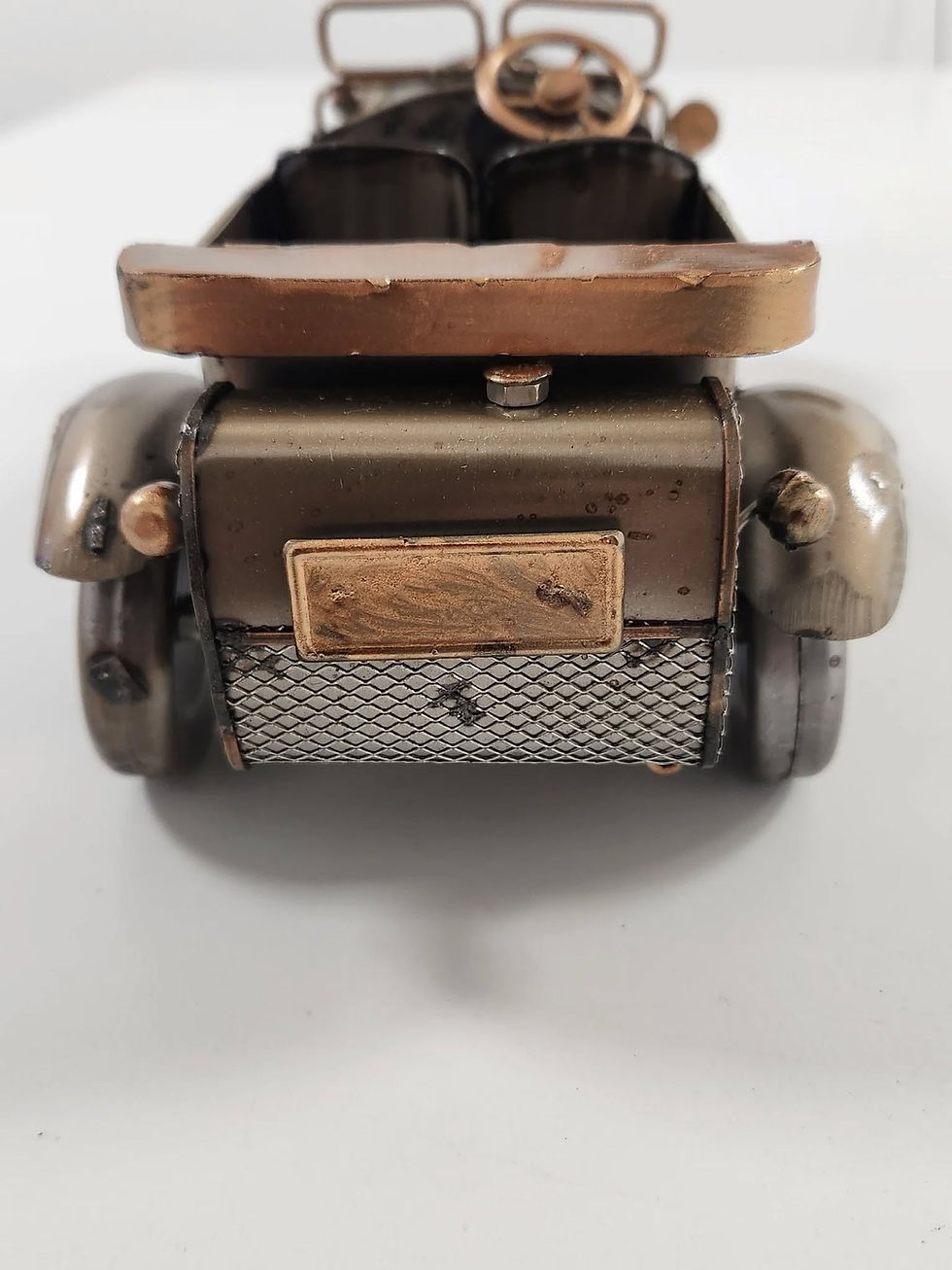 Thumbnail: Vintage Brooklands Blower Racer – Polished Metal Classic Car 32cm 