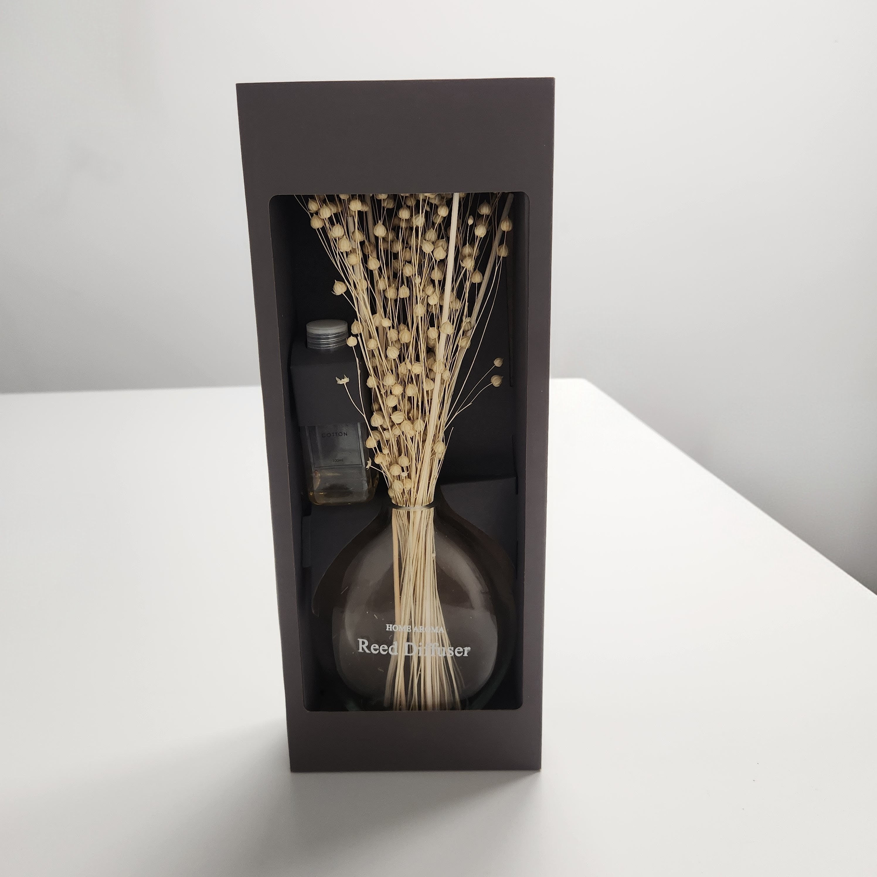 New Seyna Cotton Reed Diffuser – Luxury Clear Glass Home Fragrance Gift Set 🌿