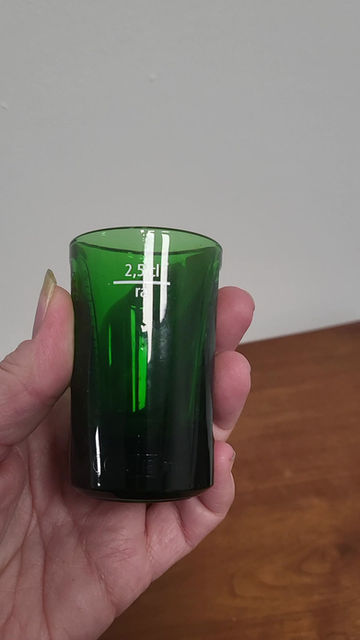 Thumbnail: 6 Jagermeister Embossed Shot Glass Green 2.5cl