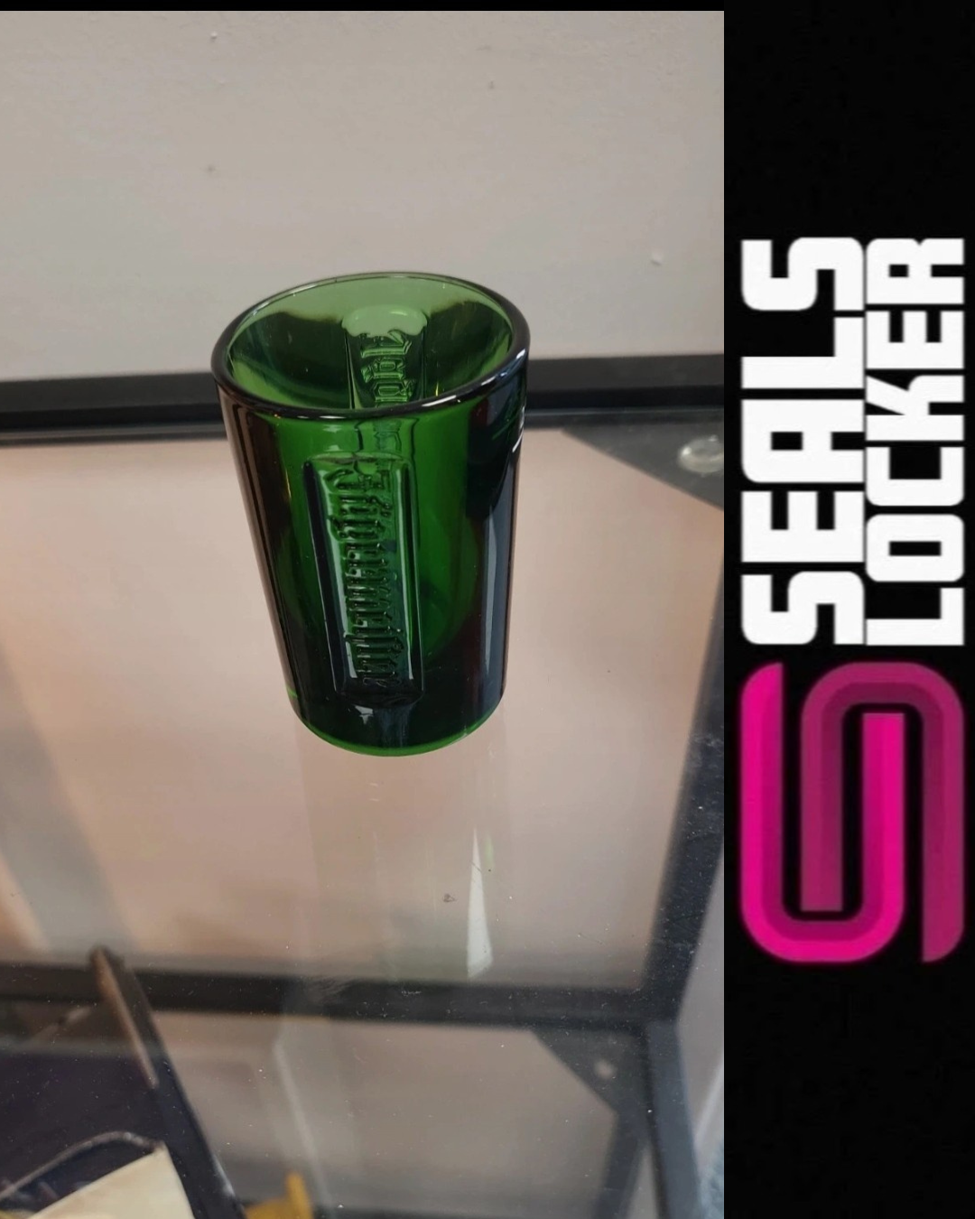Jagermeister Embossed Shot Glass Green 2.5cl