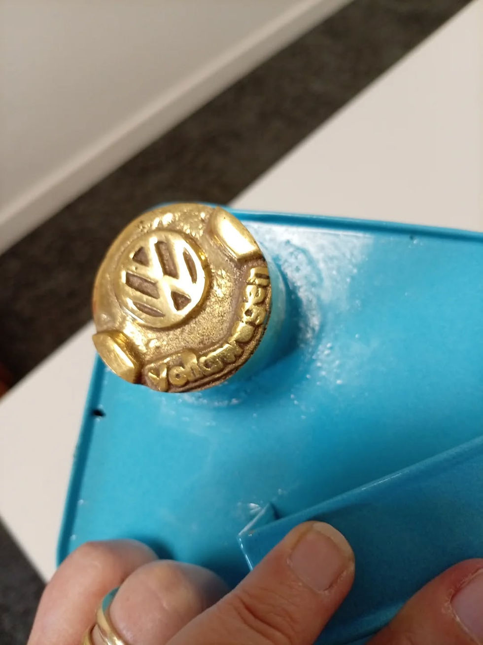 Thumbnail: New Volkswagen Blue Petrol Can – Retro VW Garage, Man Cave & Workshop Decor 🚗