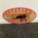 Thumbnail: Oval Decorative Aviation Metal Gasoline sign 
