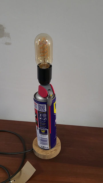 Thumbnail: Unique WD-40 Inspired Table Lamp
