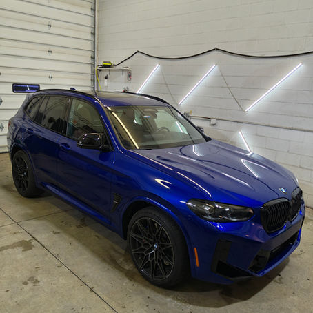BMW X3 competition after being ceramic coated