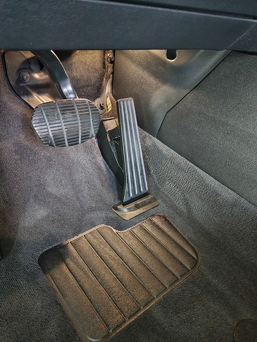 BMW carpet after salt removal process in Grand Rapids