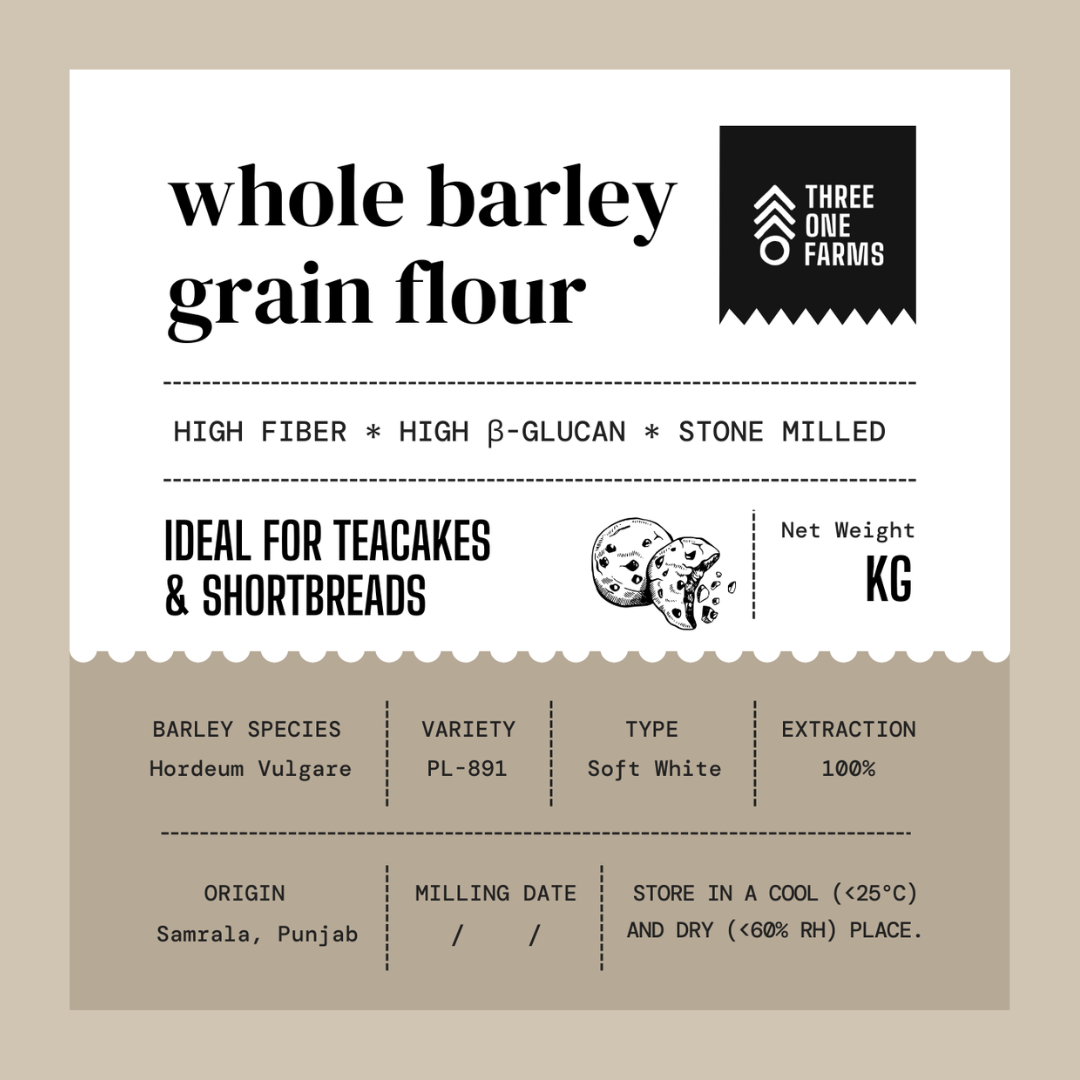 Whole Barley Grain Flour