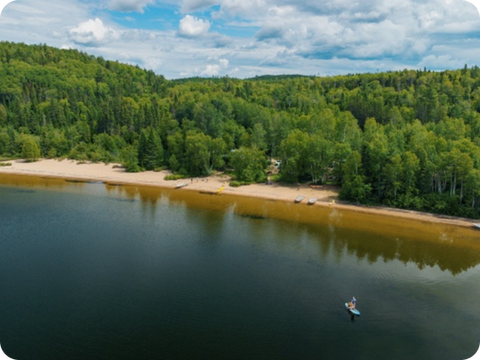 Chalets à louer en Mauricie. 