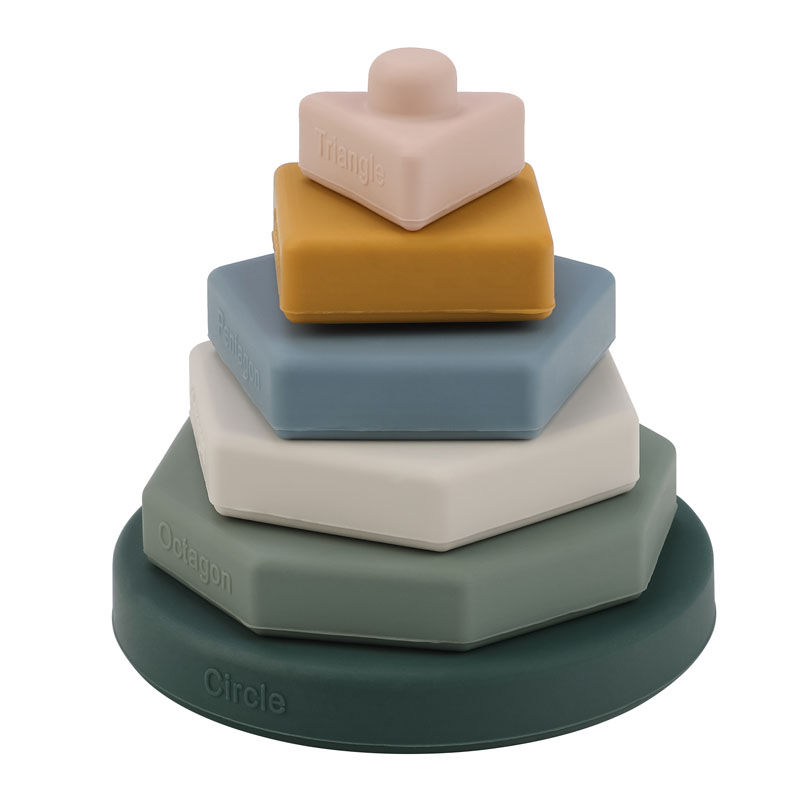 Thumbnail: Montessori Silicone Stacking Blocks 