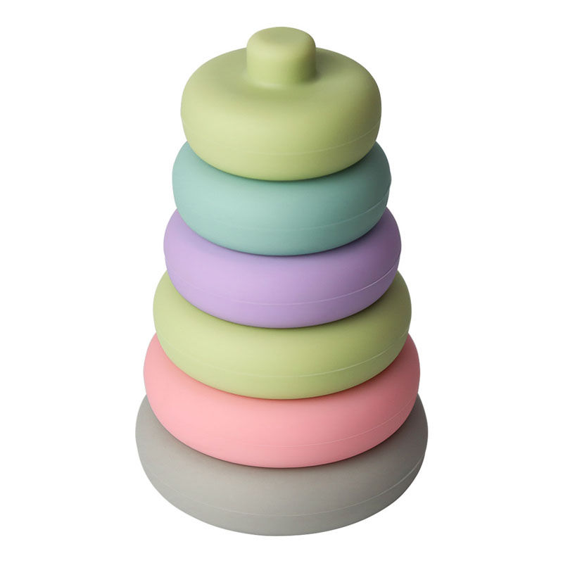 Thumbnail: Montessori Silicone Stacking Blocks 