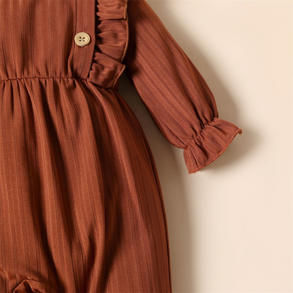 Thumbnail: Baby Girl Long-sleeve Jumpsuit 