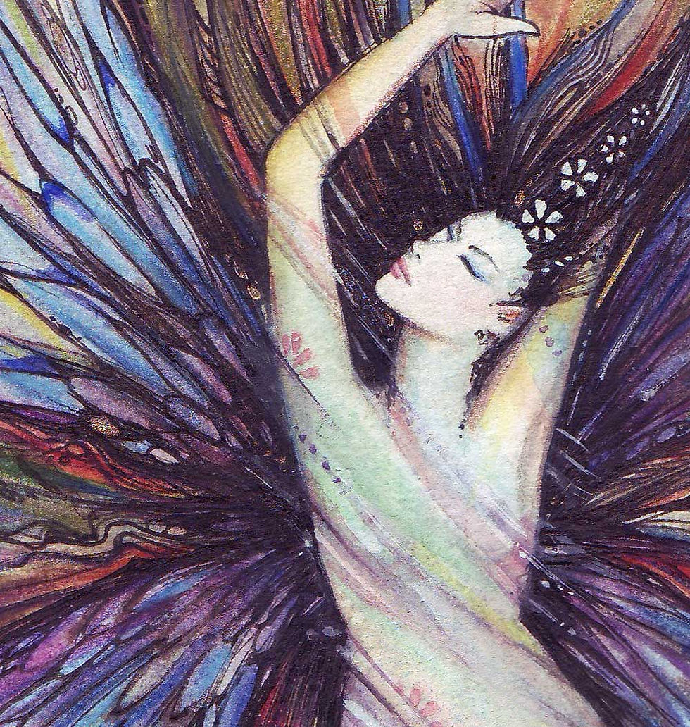 Fairy With Butterflies Art Board Print for Sale by drawwithren