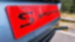 matrícula personalizada sporttyre rojo