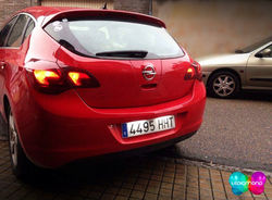 Opel Astra J plafones matricula LEDIAMOND